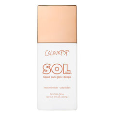ColourPop Sol Glow Drops bottle pour shows buildable bronze glow for face and body