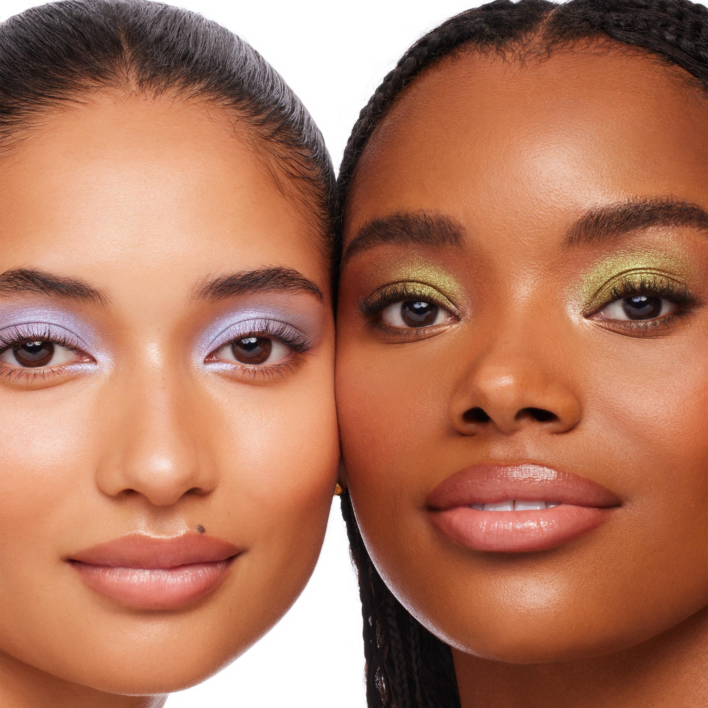 ColourPop Super Shock Shadow Ritz swirl demonstrates creamy-to-powder finish after blending.