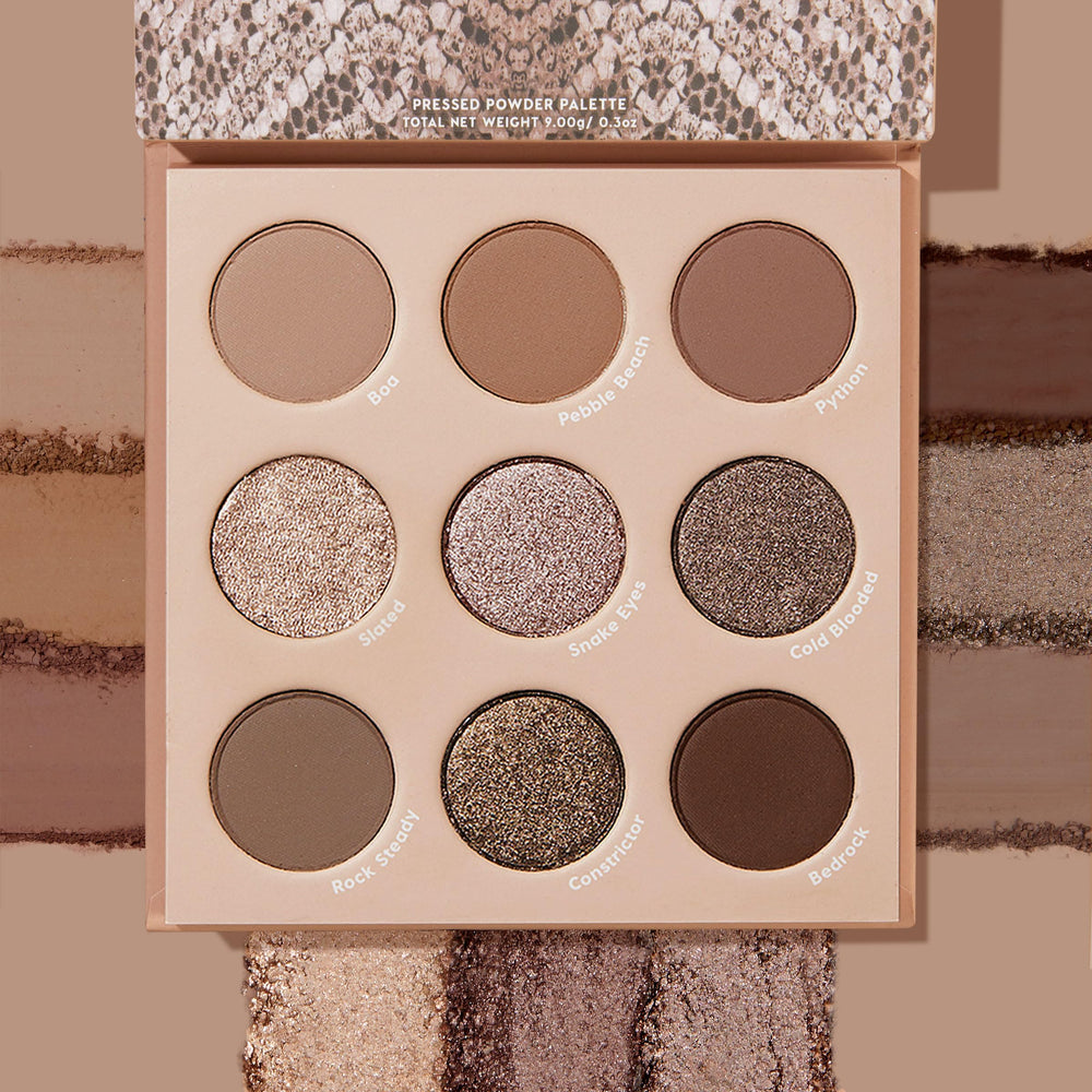 ColourPop That's Taupe palette open compact for on-the-go eye makeup.