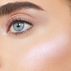 ColourPop Twilight Highlighter finger application delivers maximum color payoff.