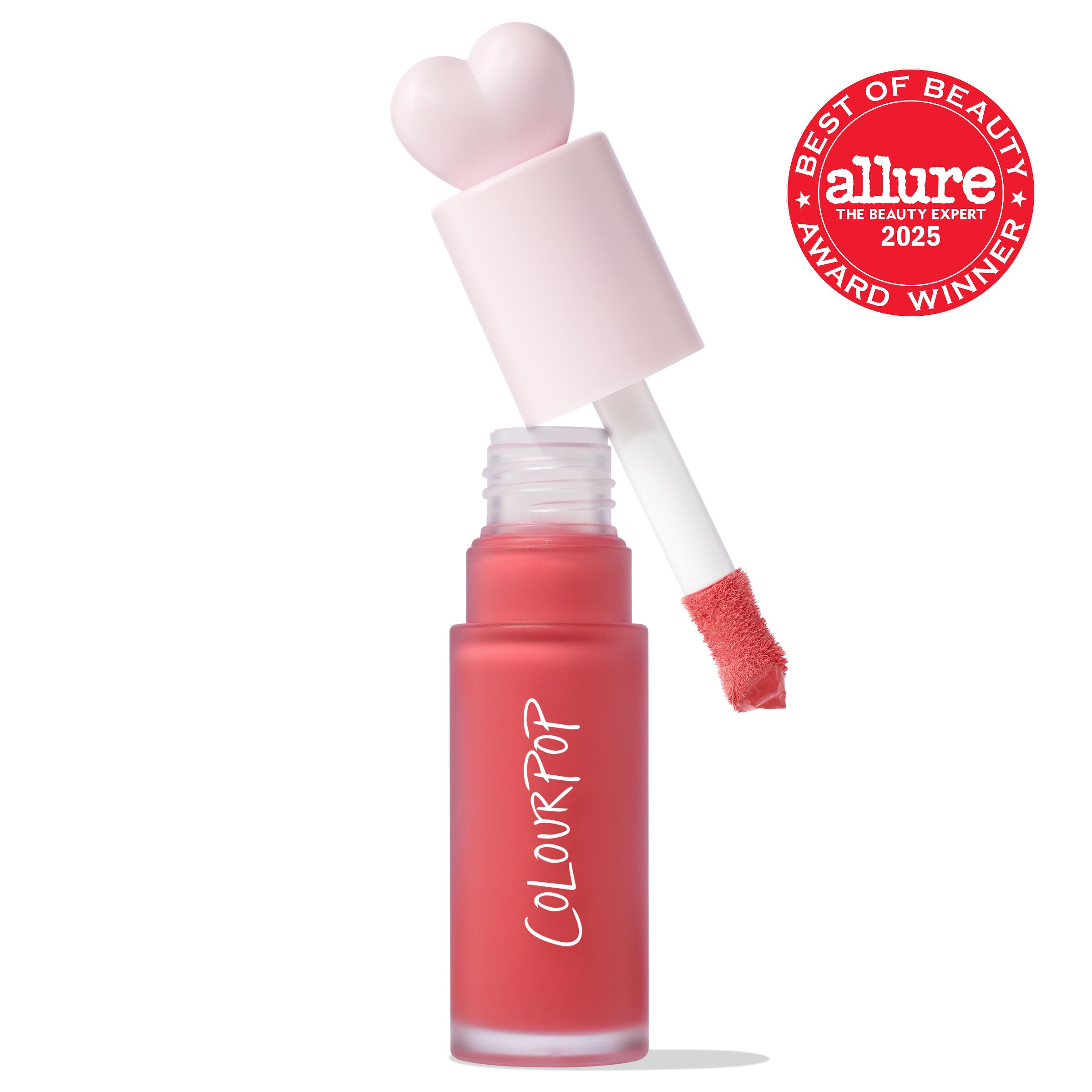 ColourPop Weightless Liquid Blush doe-foot applicator for precise application.