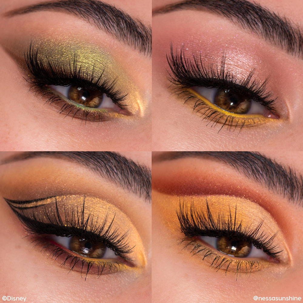 ColourPop Winnie the Pooh Sweet As Can Bee brush application demonstrates precise shading options