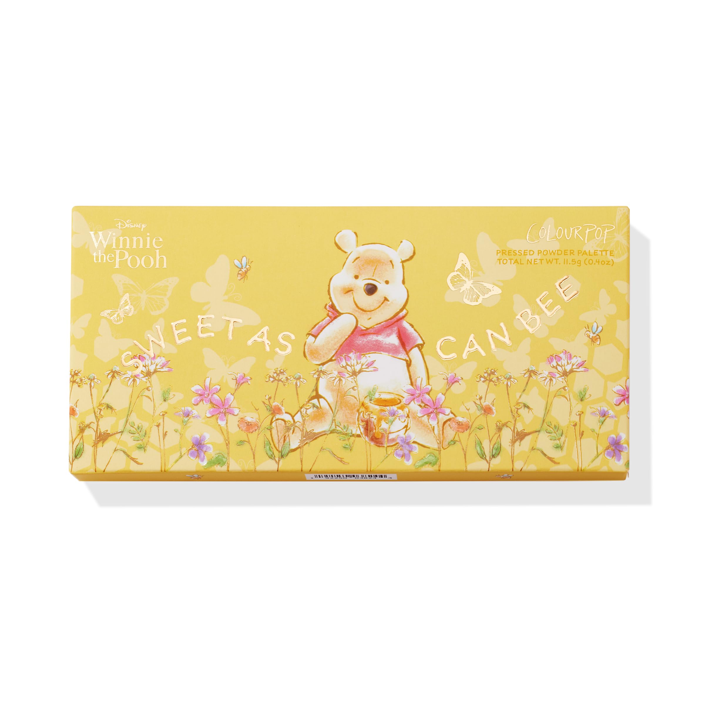 ColourPop Winnie the Pooh Sweet As Can Bee packaging is lightweight and travel-friendly