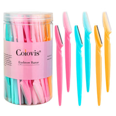 Colovis 66 eyebrow razor case shown for safe storage on the vanity.