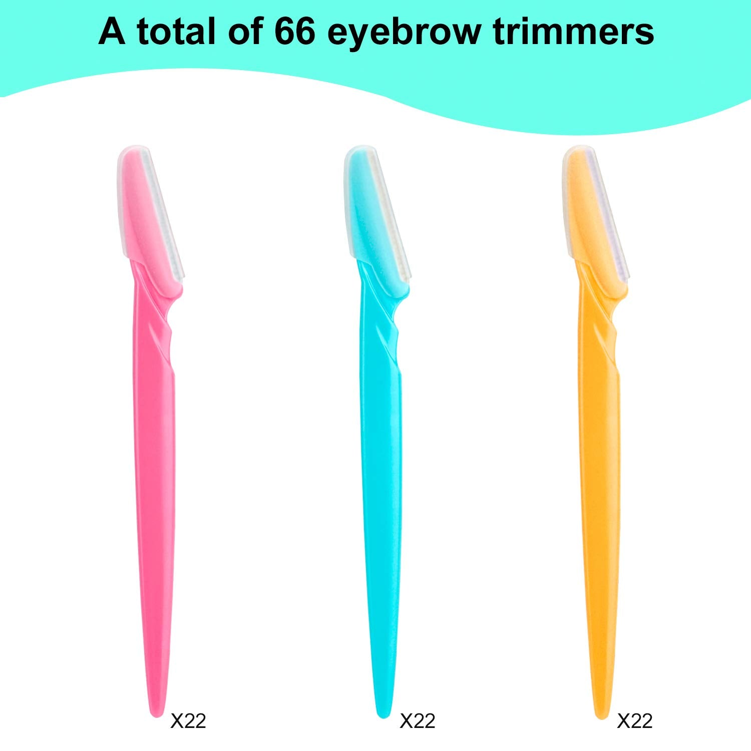 Colovis 66 eyebrow razor supports multi-function hair removal on face and brows.