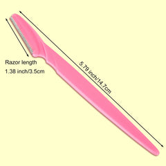 Colovis 66 stainless blade eyebrow razor shows durable metal for precise shaping.