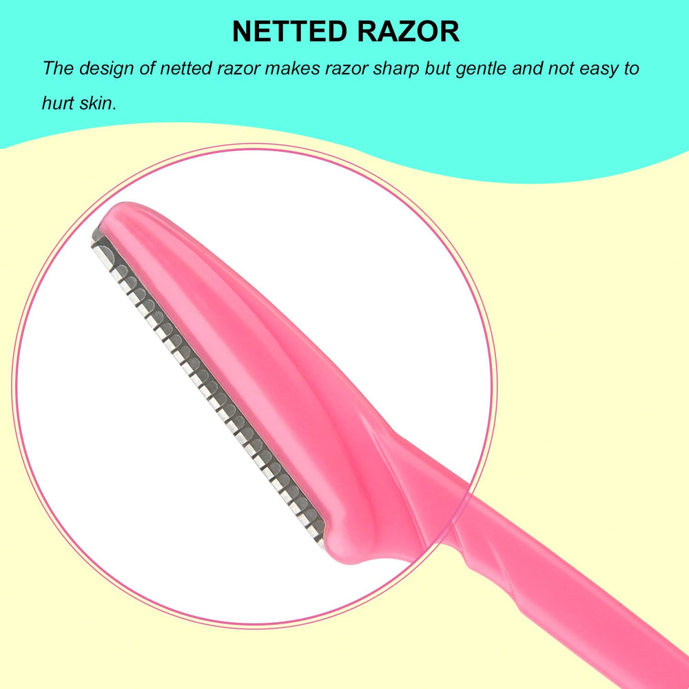 Colovis 66 eyebrow razor top cap protects blade during travel.