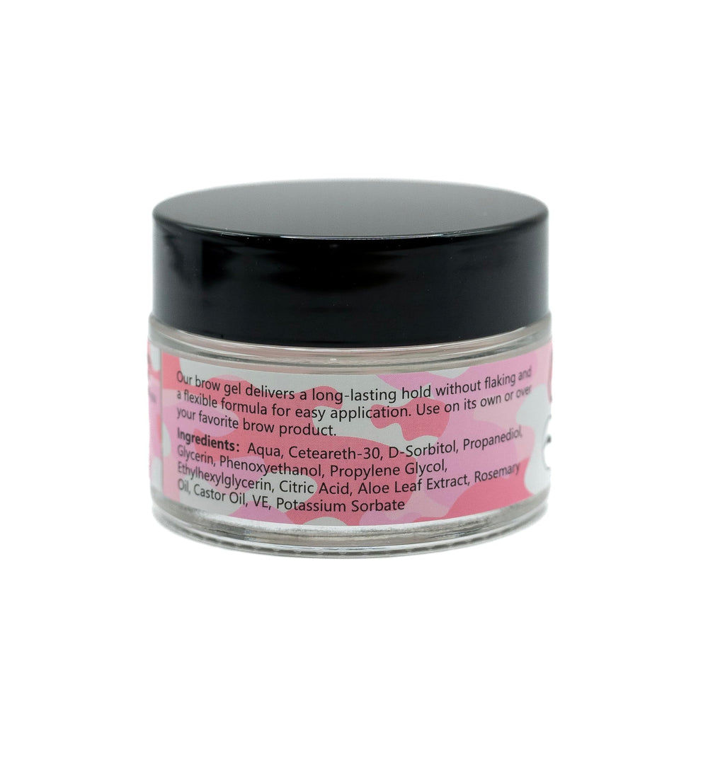 Combat Brow Gel-defined brows after application look neat and defined.