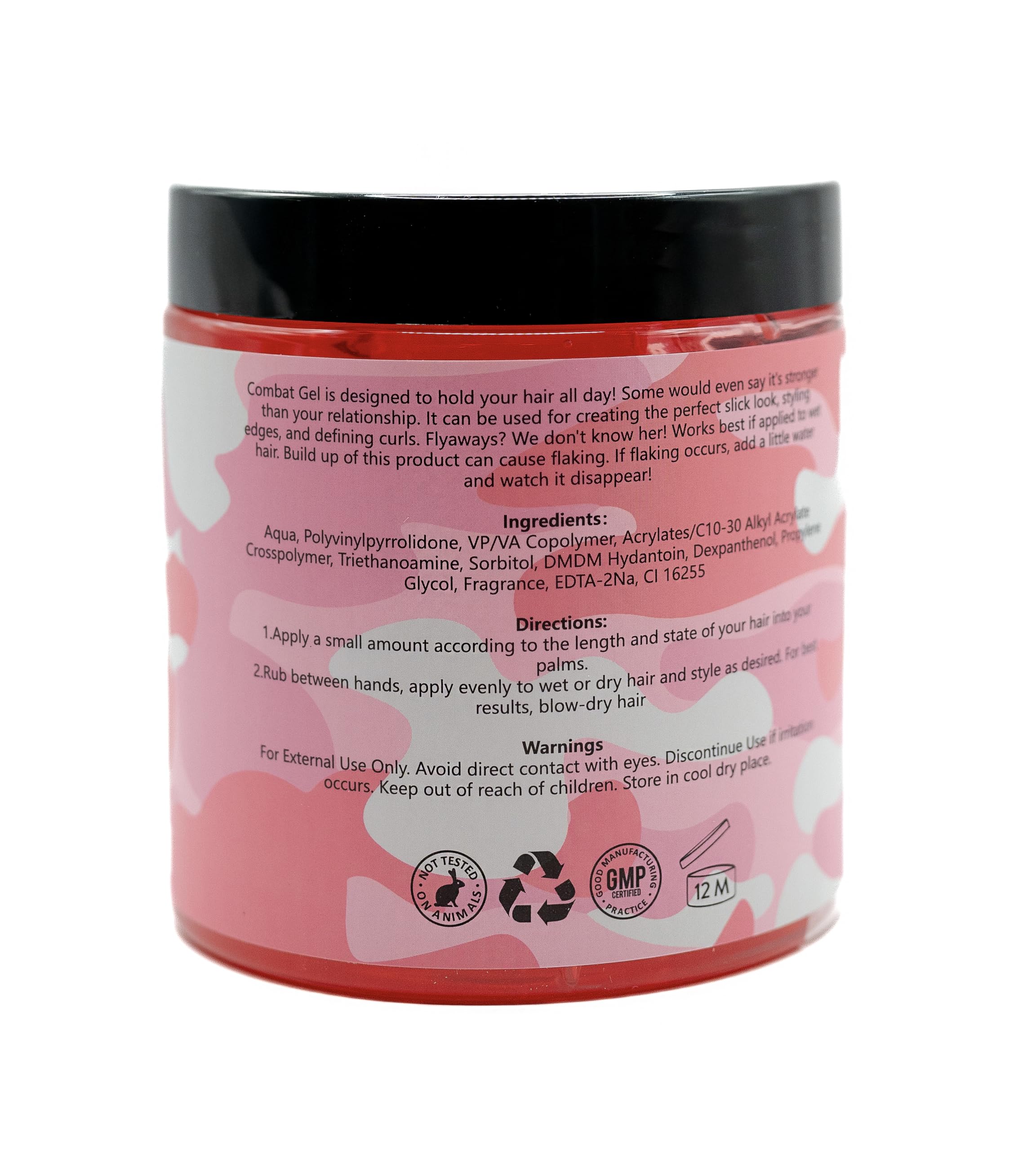 Combat Gel Laid Edges creates smooth edges with reliable hold for all ages