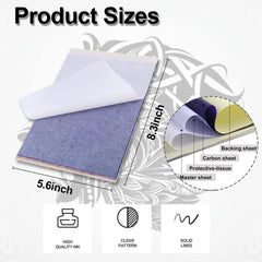 Combofix A4 transfer paper, 8.3 by 5.6 inches, with crisp stencil transfer.