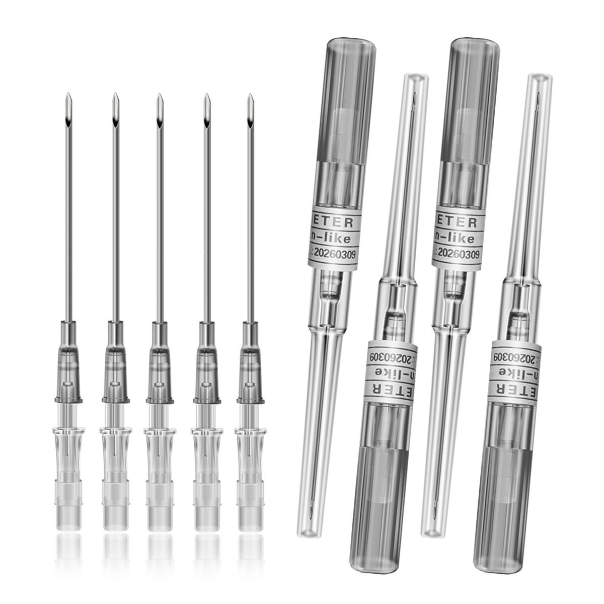 Combofix IV catheter needles 50pcs box view showing sterile packaging and ready-for-use kit