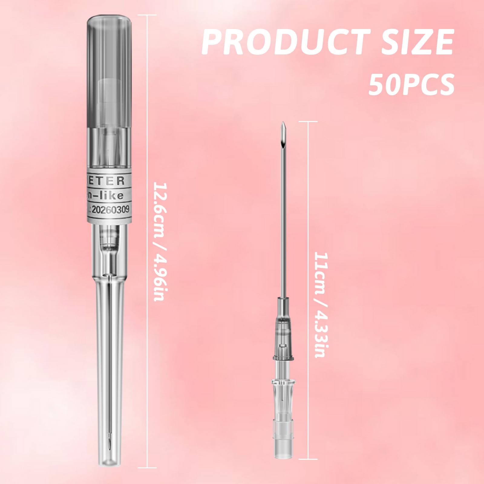 Combofix IV catheter needles 316L stainless steel for durable smooth action