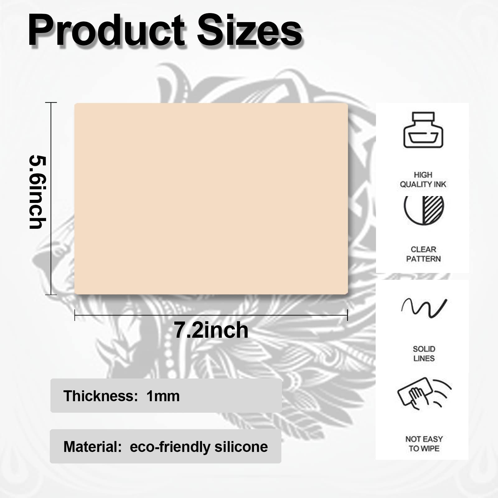 Combofix silicone practice skin offers realistic tactile feel for practice sessions.