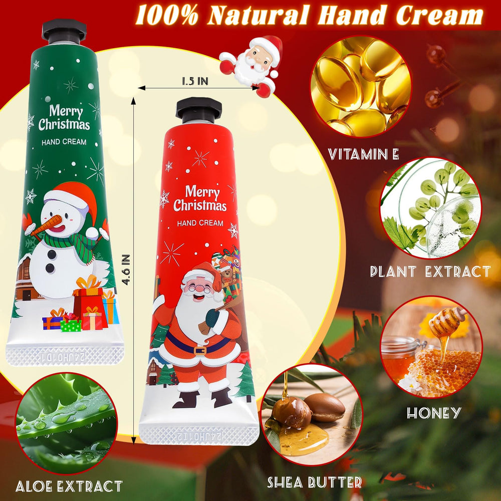 Comdian Christmas-pattern tubes showcase festive design ideal for gifting.