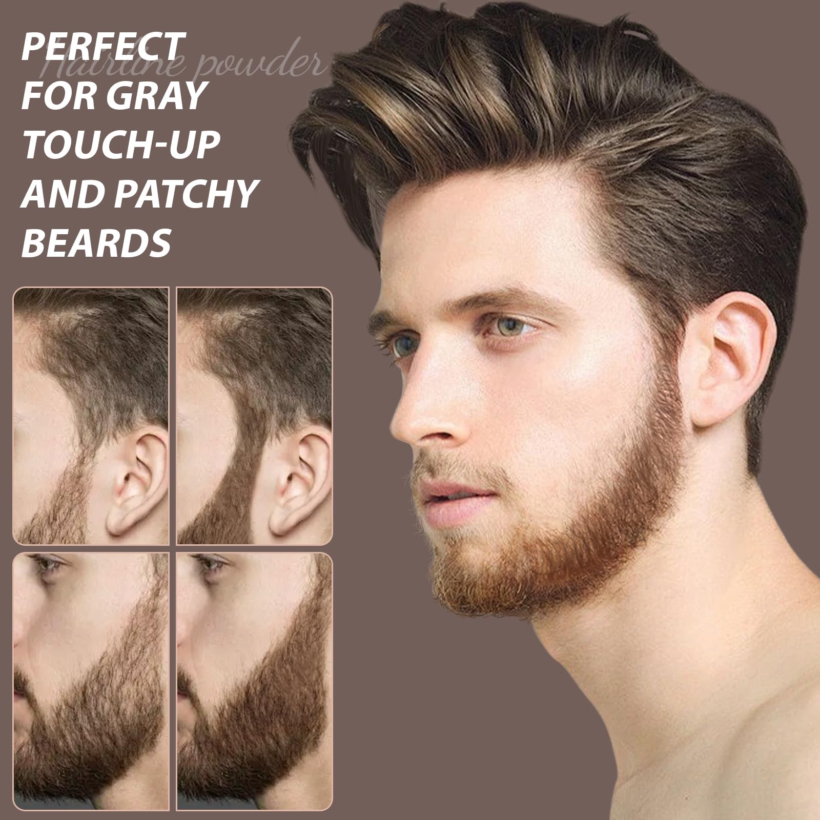 Comdian Hairline Powder bald-spot-blend fills sparse areas subtly.