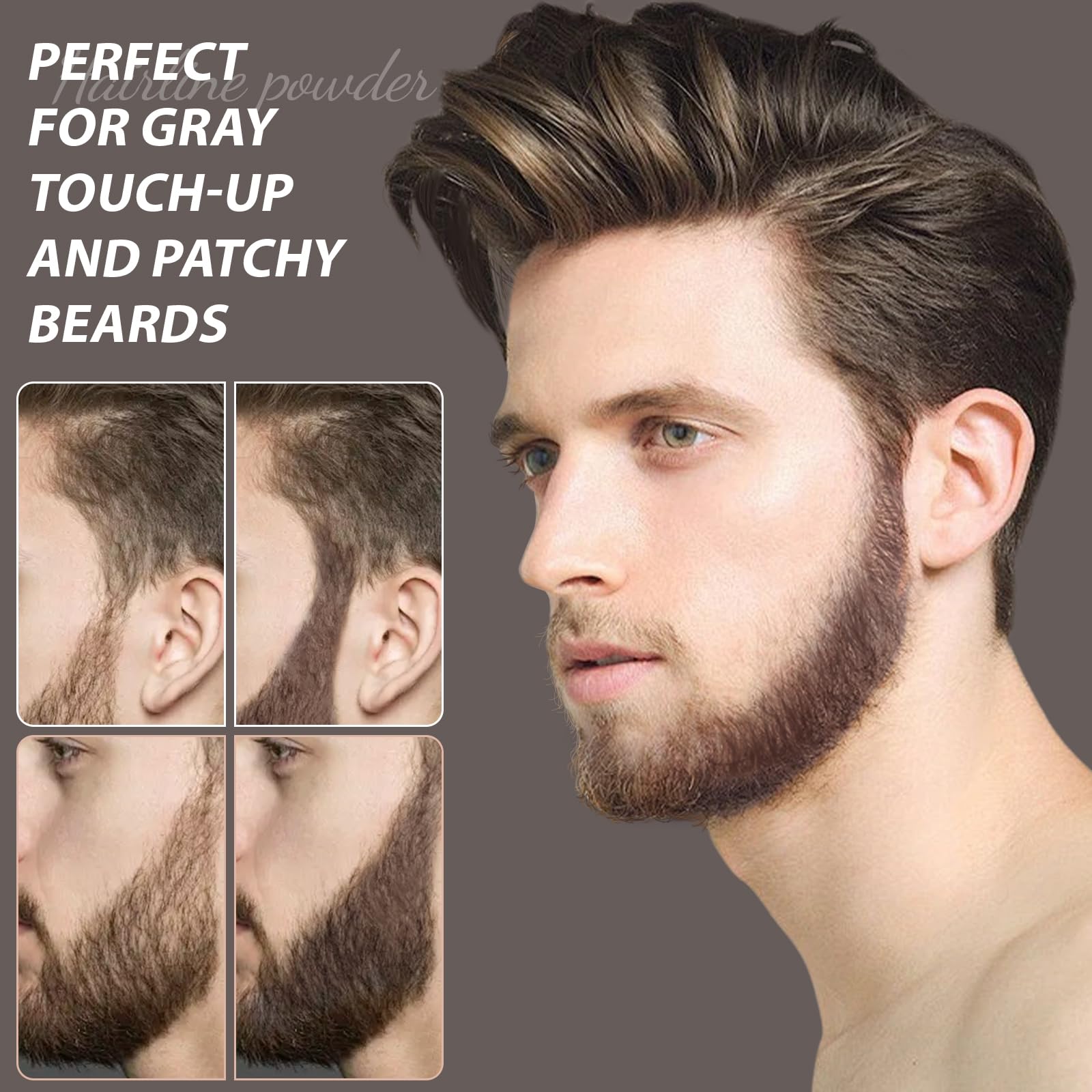 Comdian Hairline Powder five rubber bands for styling