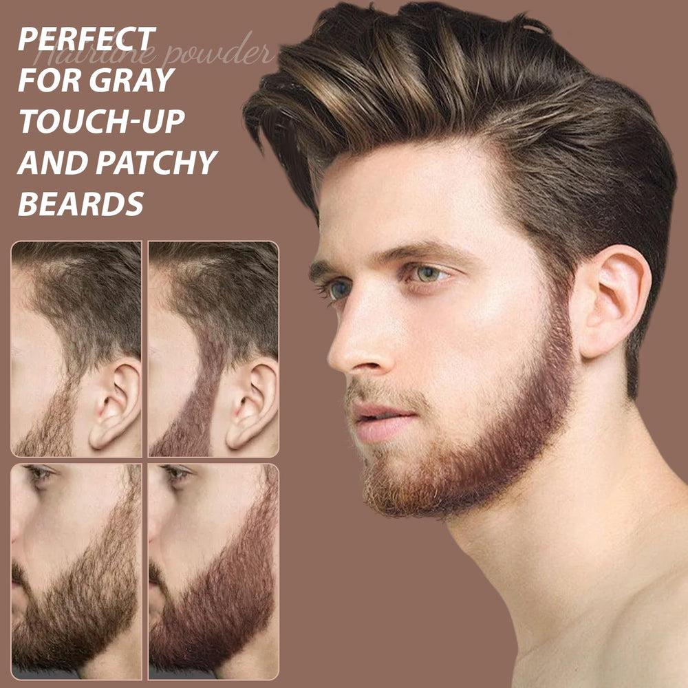 Comdian hairline powder gray-root coverage blends naturally with your hair color.