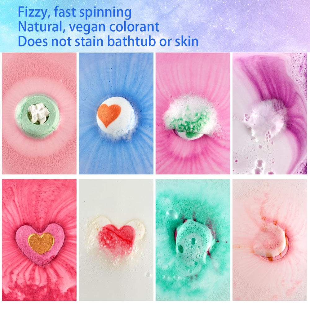 Comfso bath bombs cake shape creates playful bath-time moments and fragrance