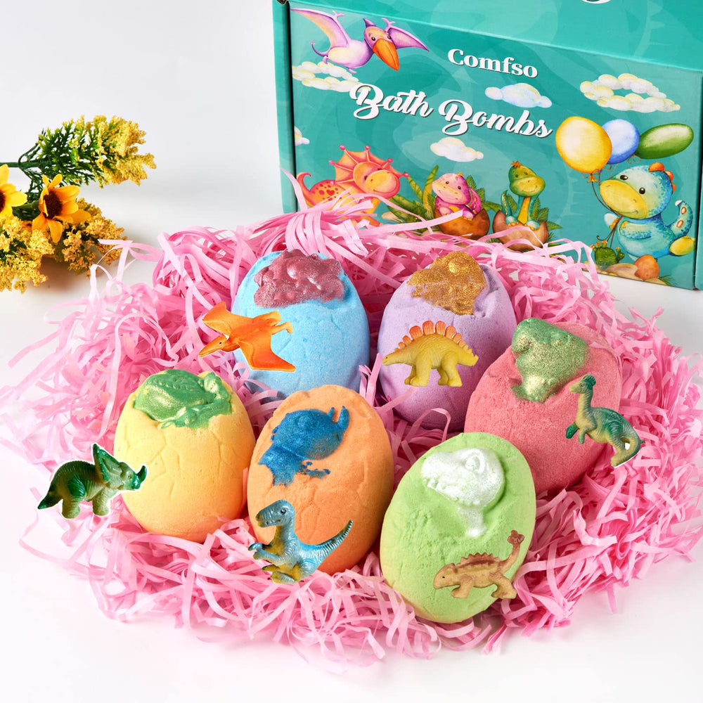 Comfso Gift-ready bath bomb set, ideal for birthdays and stockings.