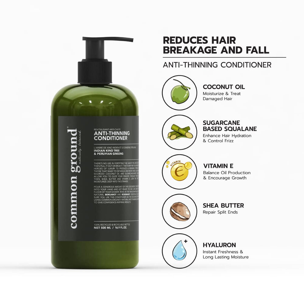 Common Ground five moisturizers blend detangles and nourishes hair.