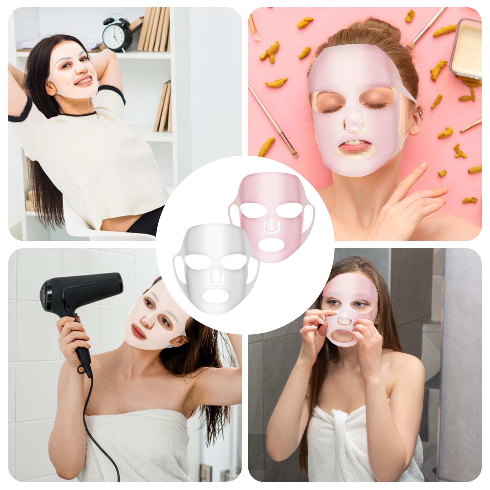 COMNICO 25x20 cm size shows comprehensive coverage for most faces.