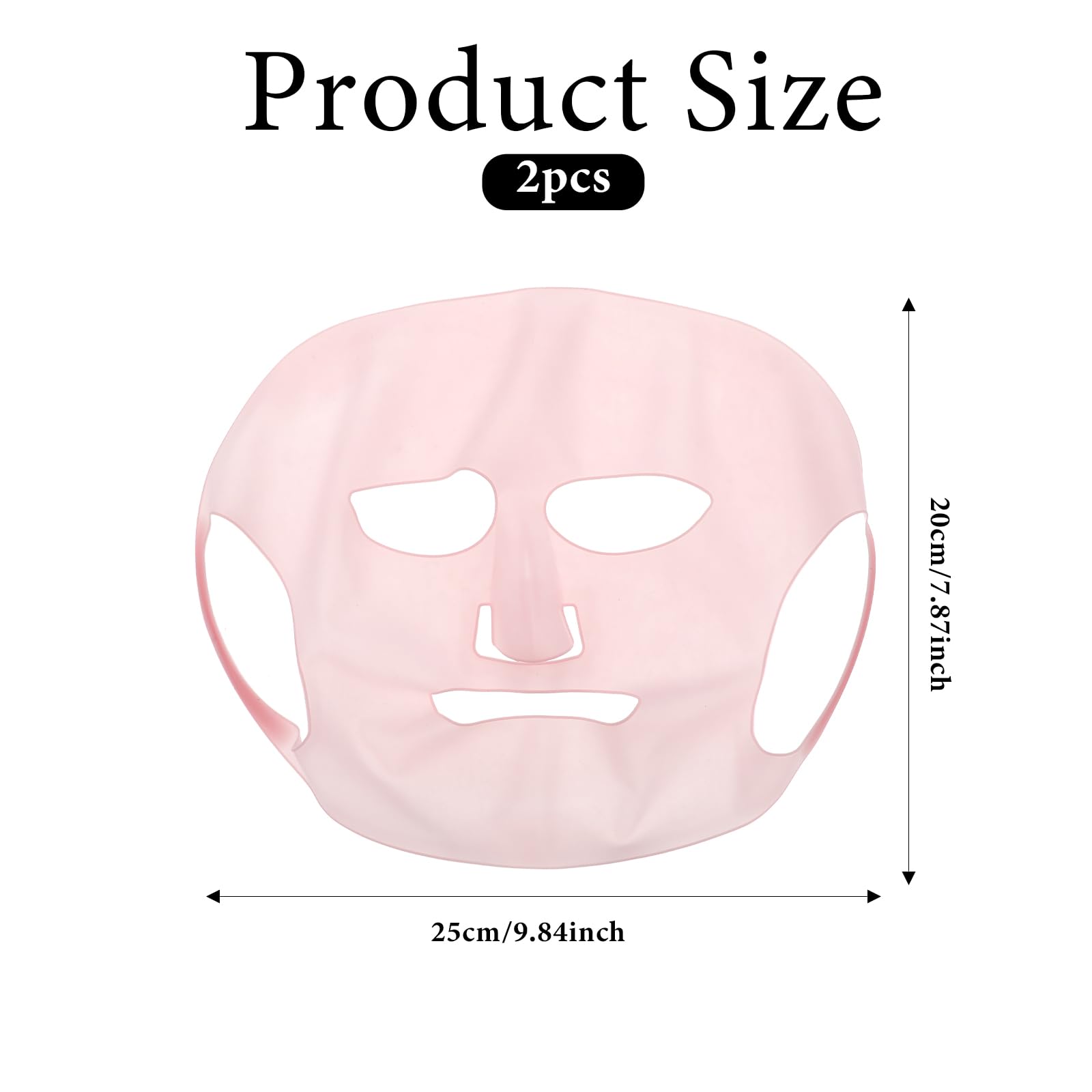 COMNICO pink silicone mask cover adds style while locking in moisture.