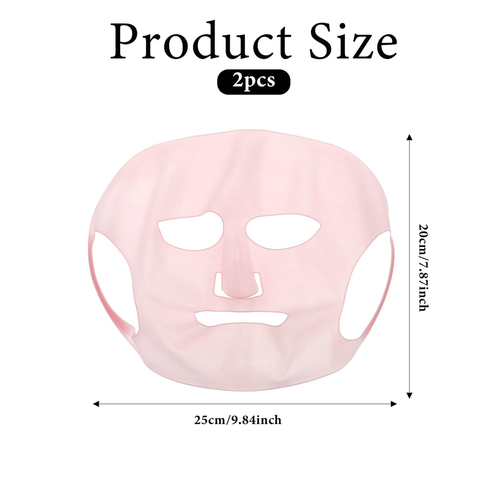 COMNICO pink silicone mask cover adds style while locking in moisture.