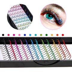 COMNICO 15mm D-curl lashes close-up for natural yet dramatic lift
