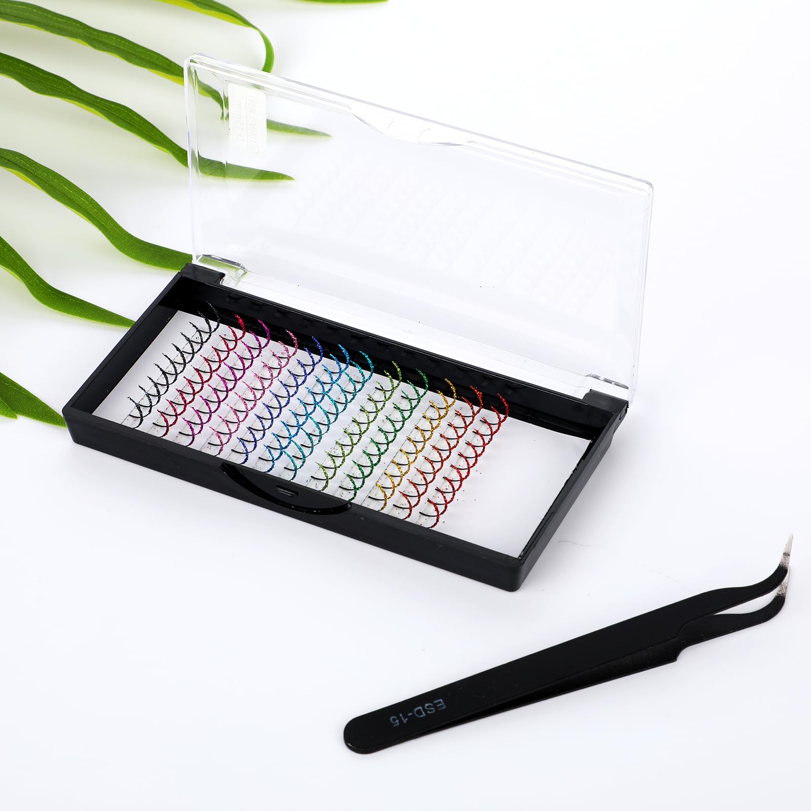 COMNICO easy application lashes with tweezers for quick DIY use