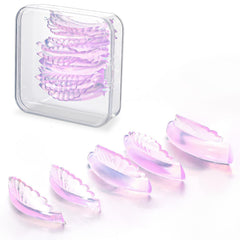 COMNICO lash lift pad shell pink close-up for gentle eye shaping during curling