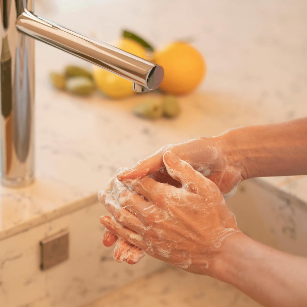 La Compagnie de Provence biodegradable formula and recyclable packaging for sustainable care.