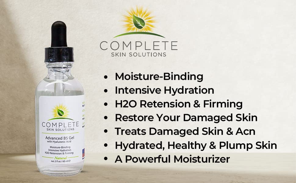 Complete Skin Solutions bottle-dispensing setup illustrates easy daily drops