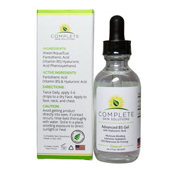 Complete Skin Solutions texture closeup highlighting silky gel for quick absorption