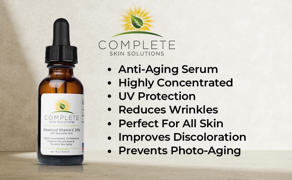Complete Skin Solutions hyaluronic acid drop close up illustrating hydration boost.