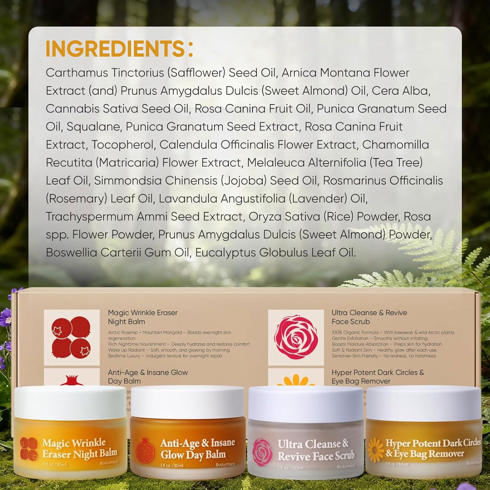 Complete System Mature Skin balm being applied to the face for daily care under makeup.