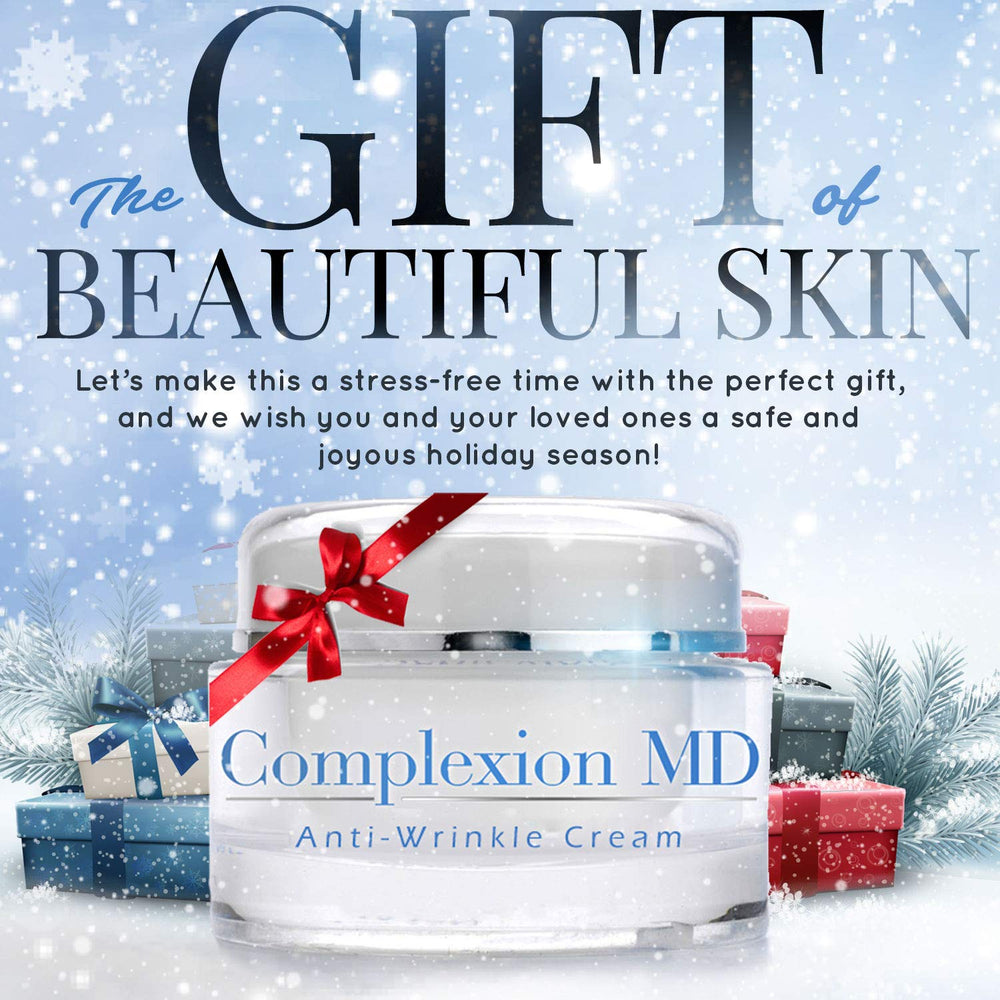 Complexion MD cream texture close-up showing peptide-rich formula for renewal