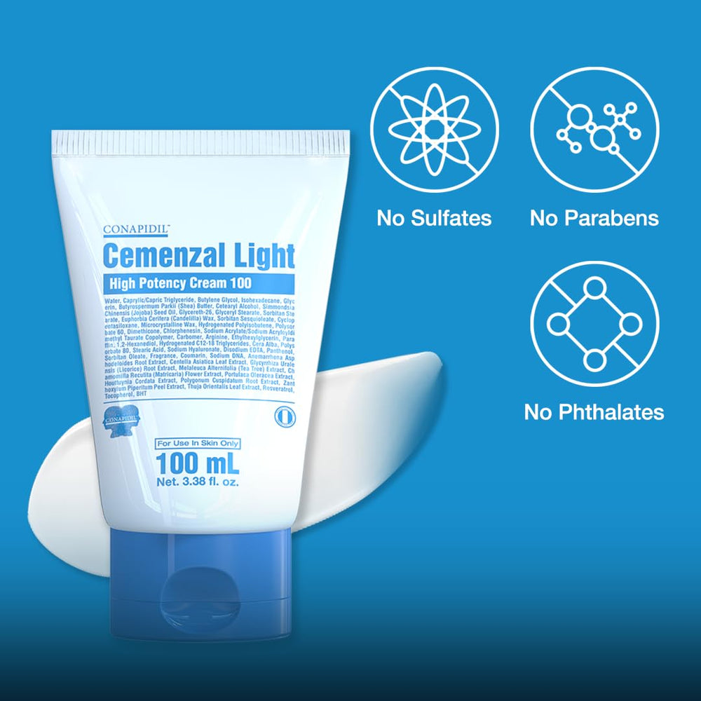Cemenzal Light texture on skin illustrating moisture and potential plump feel