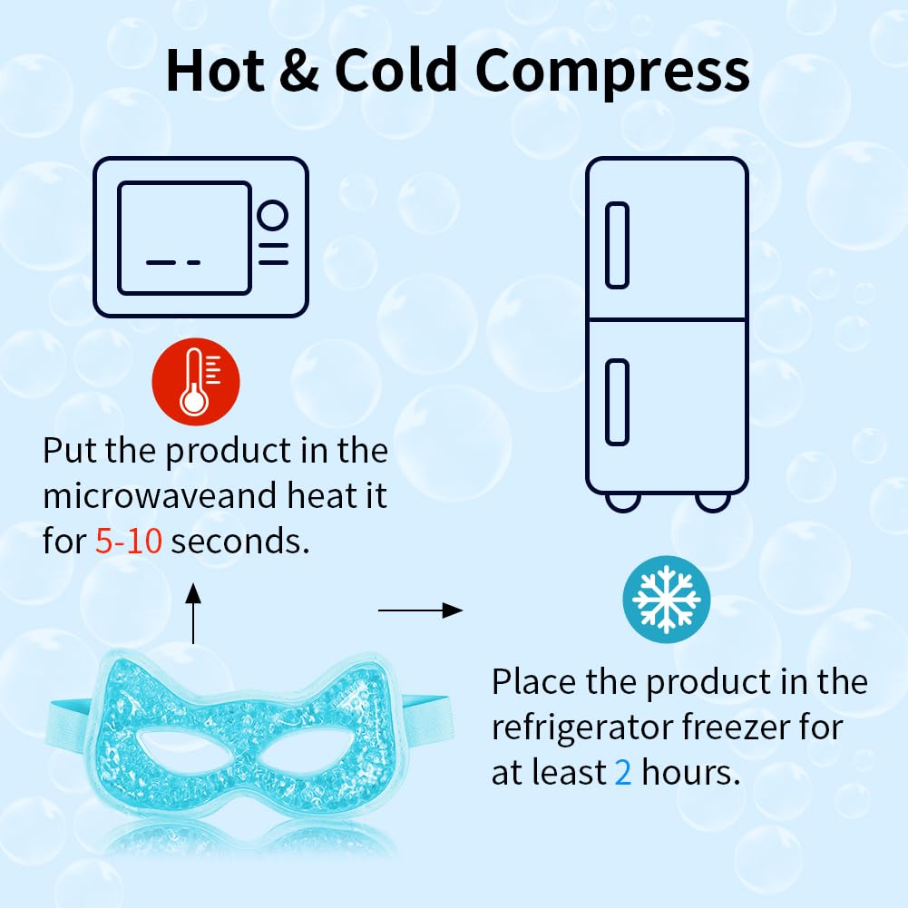 CONBELLA hot and cold therapy eye mask suitable for relief routines