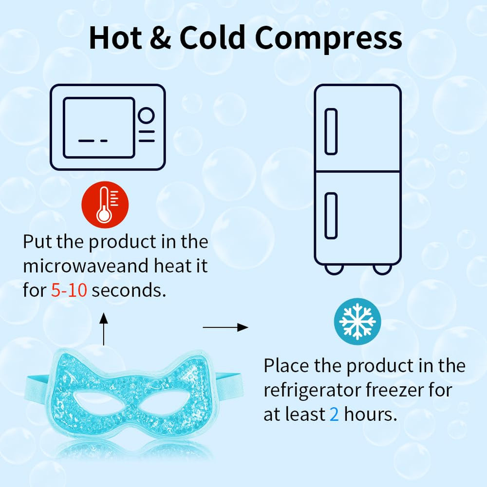 CONBELLA hot and cold therapy eye mask suitable for relief routines