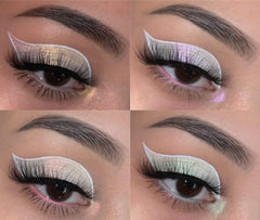 Concrete Minerals White MultiChrome applied on lid demonstrates shifting hues in various lighting