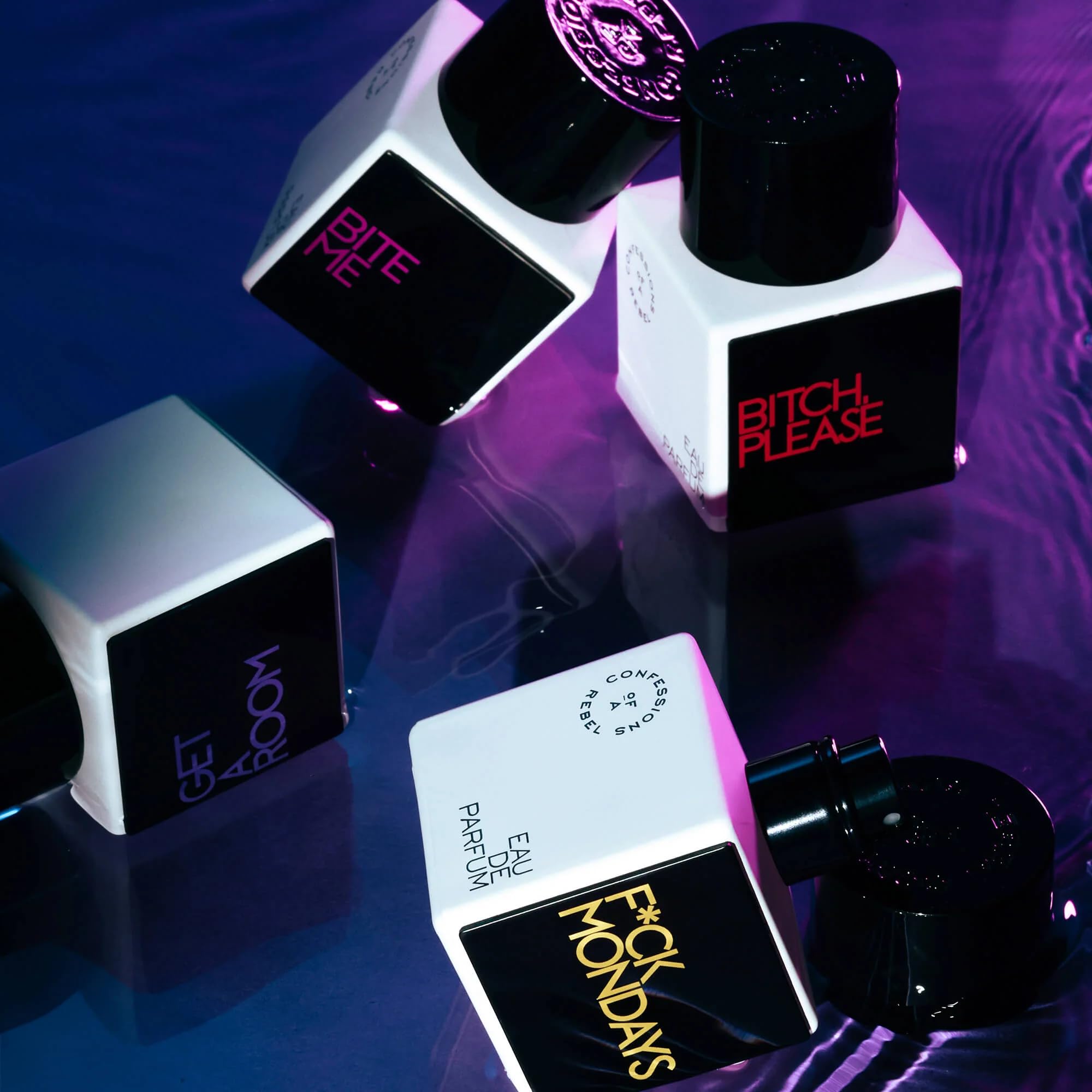 Confessions of a Rebel Bite Me EDP mini box emphasizes portable travel-friendly packaging