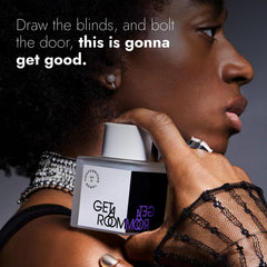 Confessions of a Rebel Get A Room mini bottle, travel-friendly for on-the-go fragrance.
