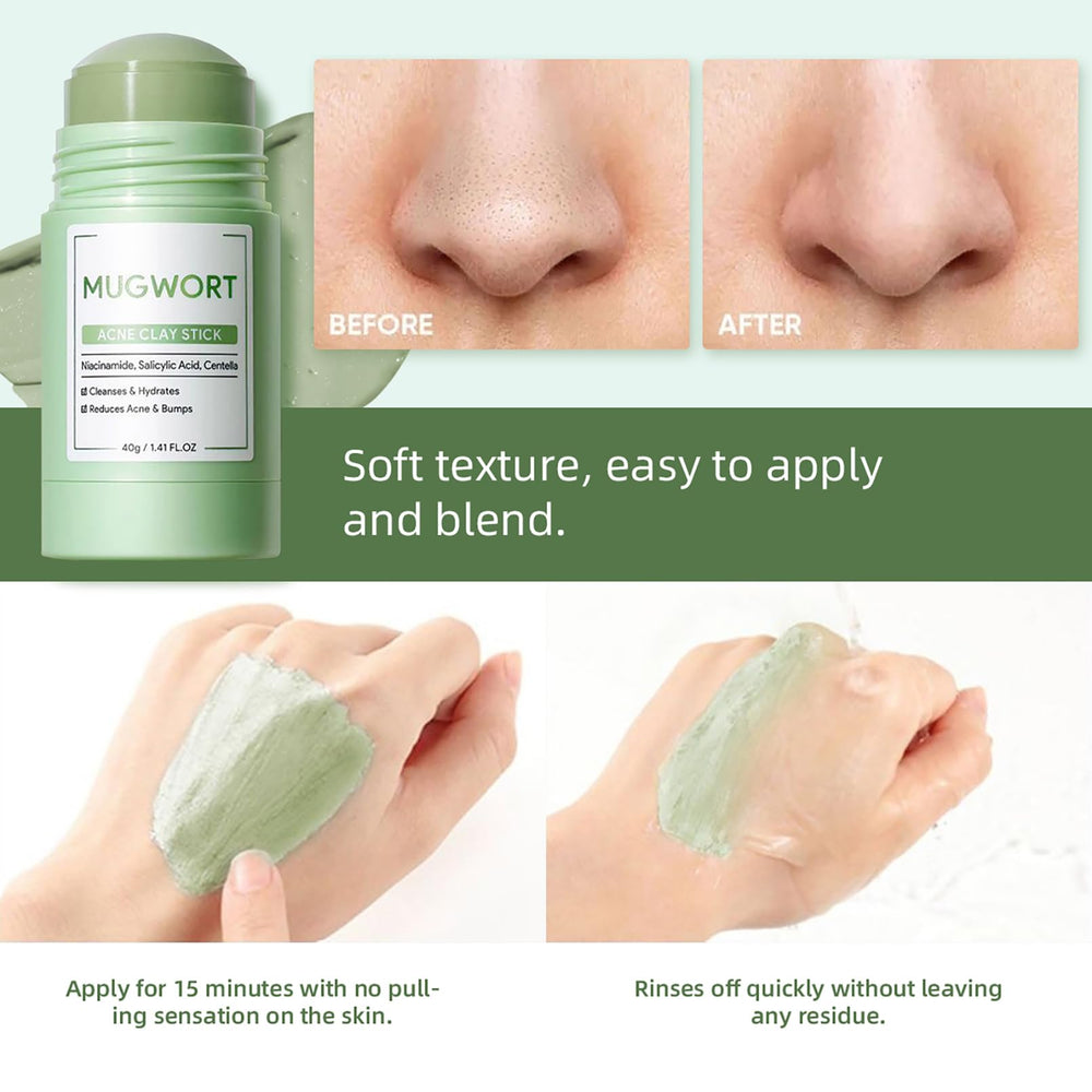 ConfidMiss green exfoliation action with glycolic acid smooths skin texture.
