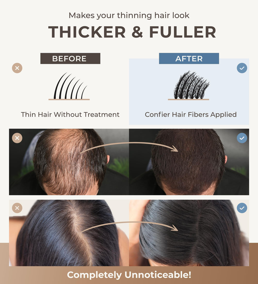 Close-up texture shows seamless blend with existing hair.