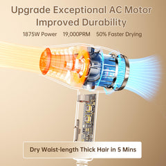 CONFU Blow Dryer diffuser for curly hair adds volume and texture