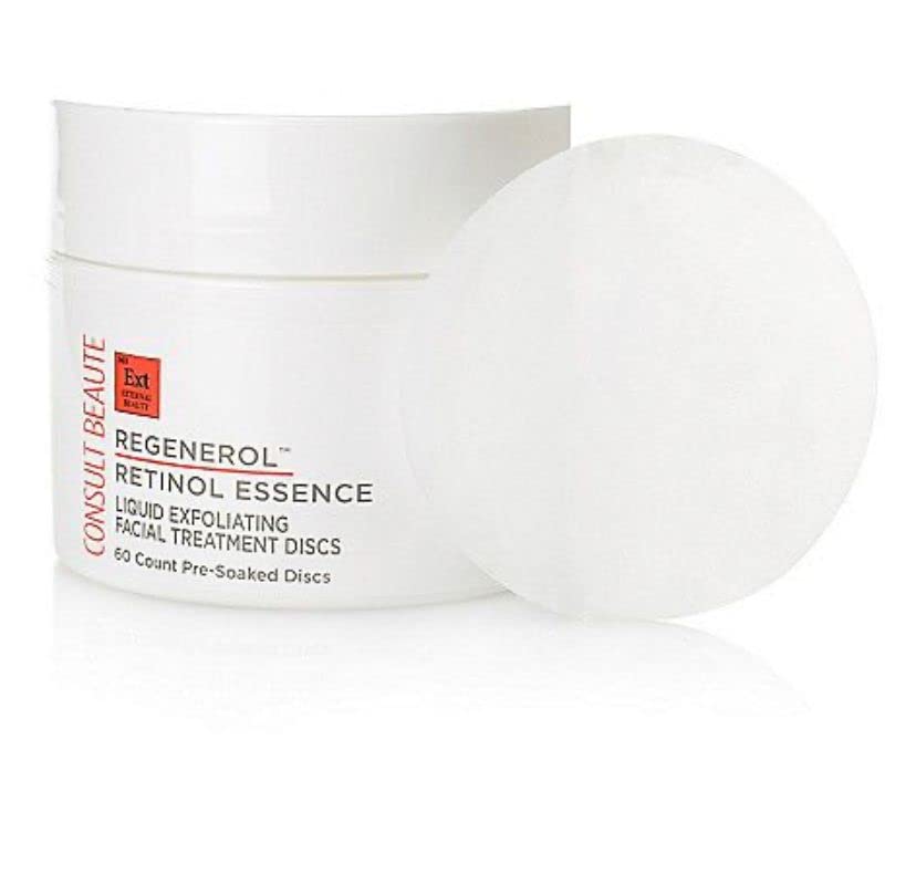 Before-and-after style image featuring smoother skin with Regenerol