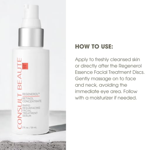 Consult Beaute Regenerol serum on skin ready for daily layering with other products.
