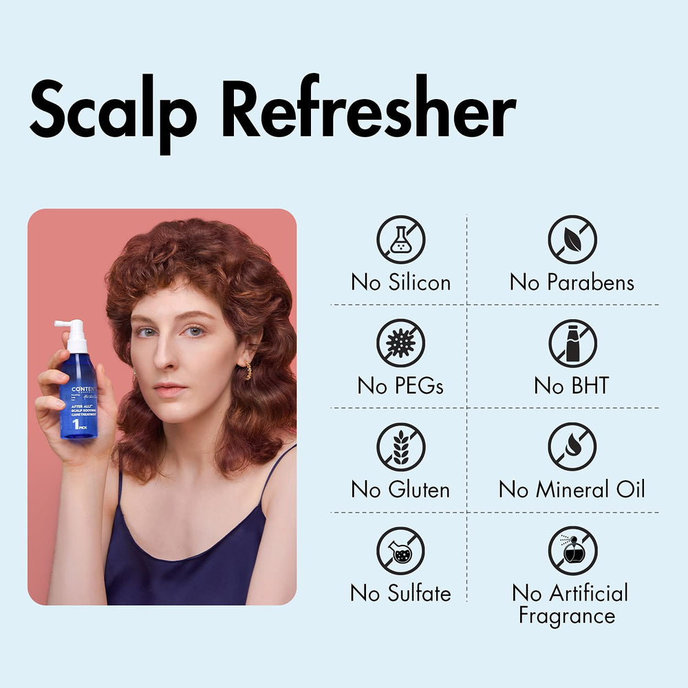 Contently After All! leave-in treatment for easy daily scalp refreshment