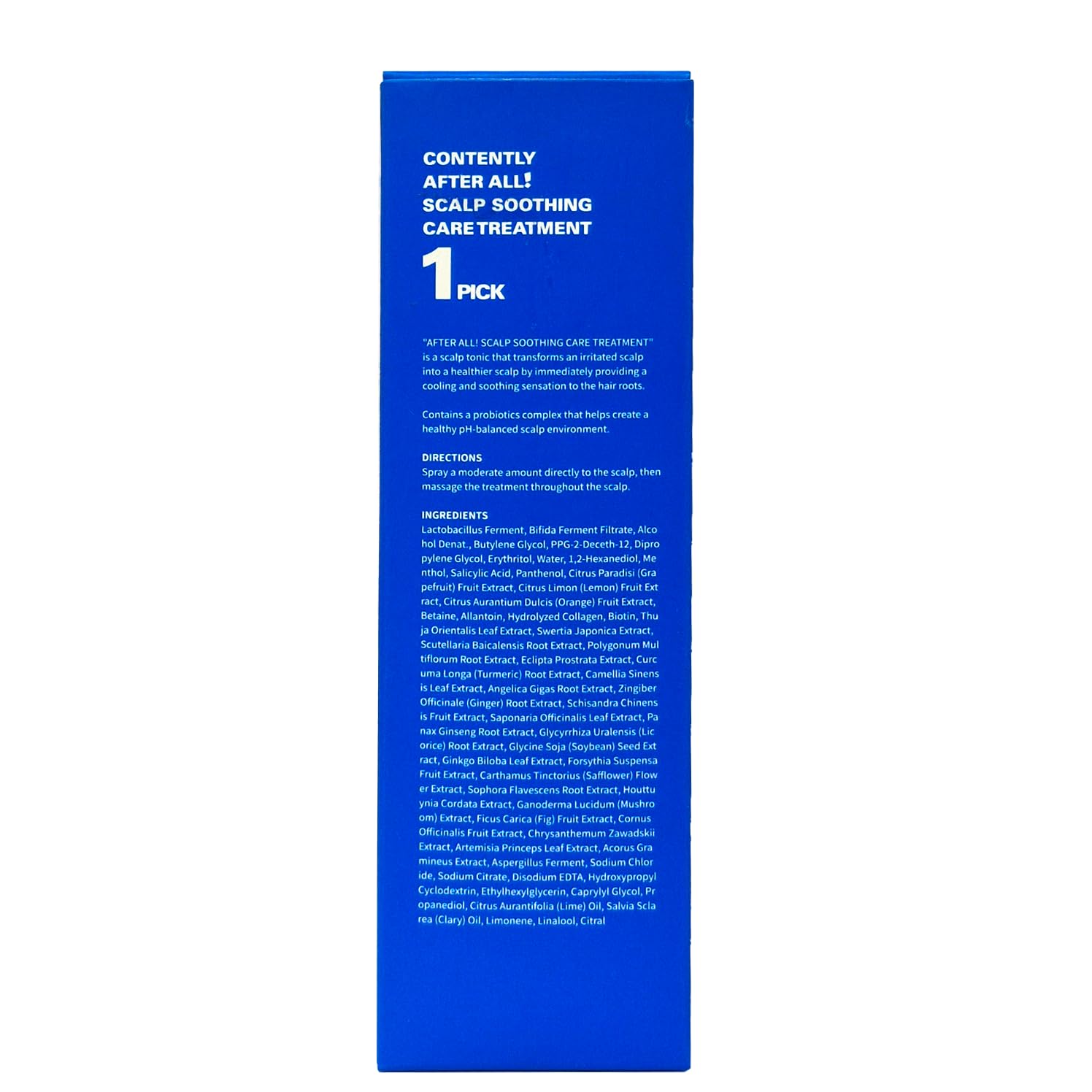 Contently After All! refreshing spray usage for quick scalp refresh
