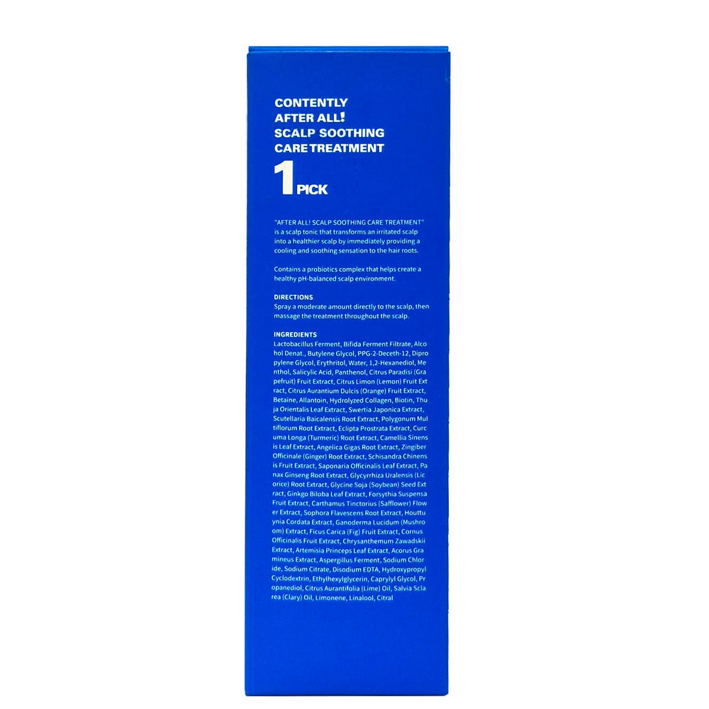Contently After All! refreshing spray usage for quick scalp refresh